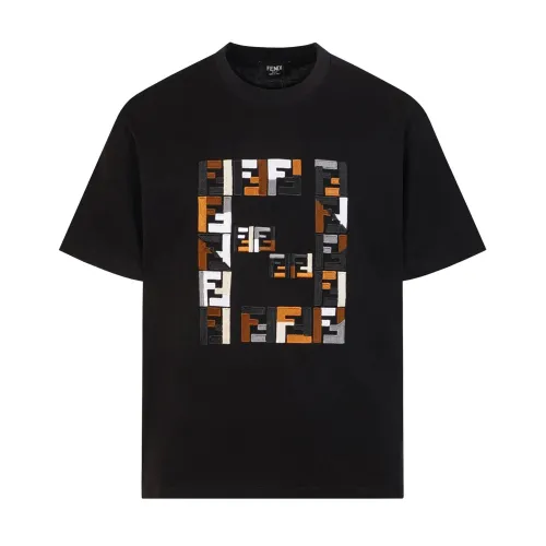 Fendi T-Shirts Short Sleeved For Unisex #1446082 $42.00 USD, Wholesale Replica Fendi T-Shirts