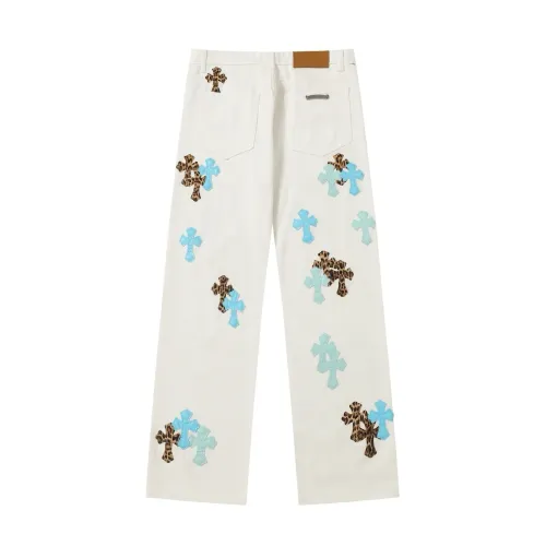 Replica Chrome Hearts Jeans For Unisex #1446112 $56.00 USD for Wholesale