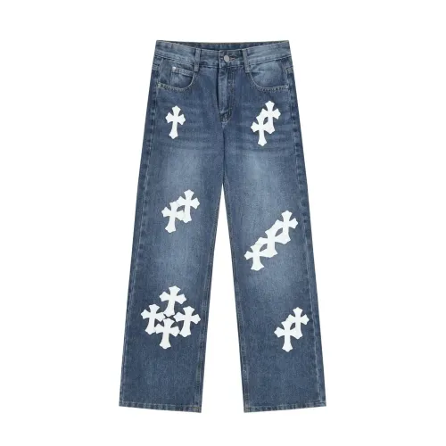 Chrome Hearts Jeans For Unisex #1446114 $56.00 USD, Wholesale Replica Chrome Hearts Jeans