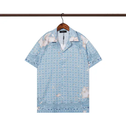 Amiri Shirts Short Sleeved For Men #1446130 $32.00 USD, Wholesale Replica Amiri Shirts