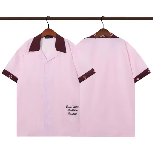 Louis Vuitton LV Shirts Short Sleeved For Men #1446135 $32.00 USD, Wholesale Replica Louis Vuitton LV Shirts