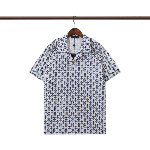 Louis Vuitton LV Shirts Short Sleeved For Men #1446137 $32.00 USD, Wholesale Replica Louis Vuitton LV Shirts