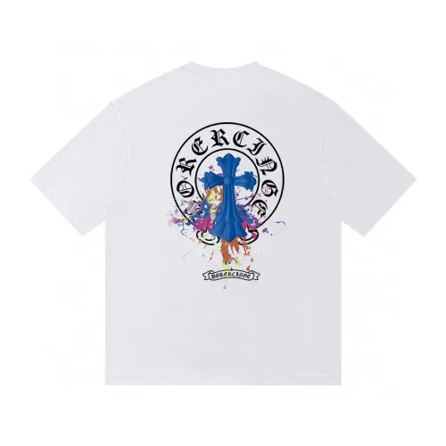 Chrome Hearts T-Shirts Short Sleeved For Unisex #1446150 $32.00 USD, Wholesale Replica Chrome Hearts T-Shirts