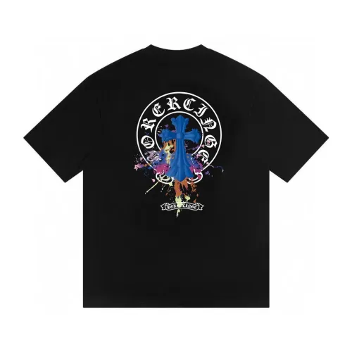 Chrome Hearts T-Shirts Short Sleeved For Unisex #1446151 $32.00 USD, Wholesale Replica Chrome Hearts T-Shirts