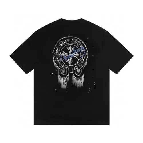 Chrome Hearts T-Shirts Short Sleeved For Unisex #1446159 $32.00 USD, Wholesale Replica Chrome Hearts T-Shirts