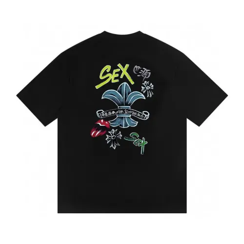 Chrome Hearts T-Shirts Short Sleeved For Unisex #1446163 $32.00 USD, Wholesale Replica Chrome Hearts T-Shirts