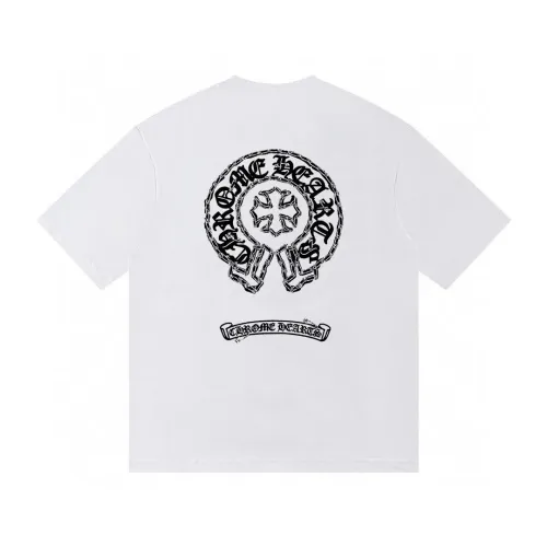 Chrome Hearts T-Shirts Short Sleeved For Unisex #1446182 $32.00 USD, Wholesale Replica Chrome Hearts T-Shirts