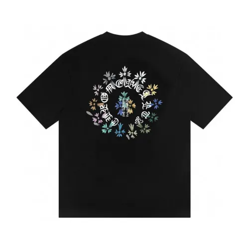 Chrome Hearts T-Shirts Short Sleeved For Unisex #1446187 $32.00 USD, Wholesale Replica Chrome Hearts T-Shirts
