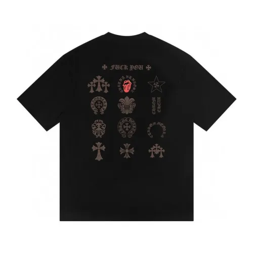 Chrome Hearts T-Shirts Short Sleeved For Unisex #1446191 $32.00 USD, Wholesale Replica Chrome Hearts T-Shirts
