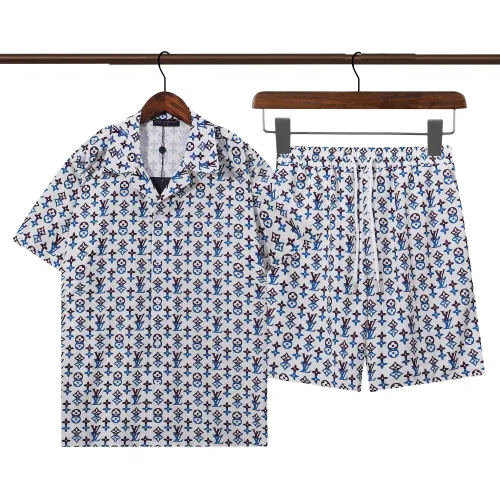 Louis Vuitton LV Tracksuits Short Sleeved For Men #1446254 $52.00 USD, Wholesale Replica Louis Vuitton LV Tracksuits