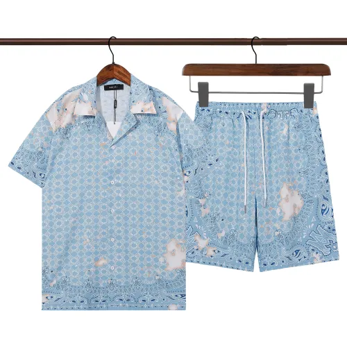 Amiri Tracksuits Short Sleeved For Men #1446255 $52.00 USD, Wholesale Replica Amiri Tracksuits