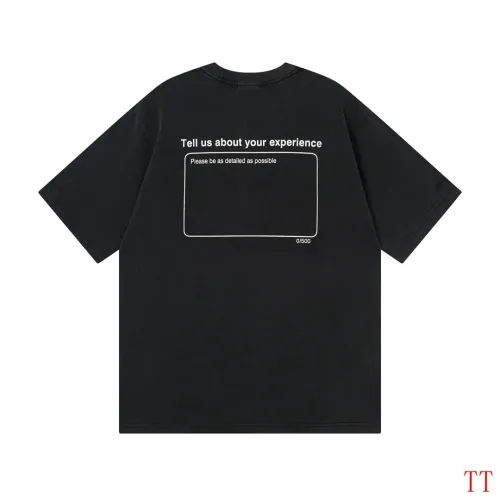 Replica Balenciaga T-Shirts Short Sleeved For Unisex #1446380 $45.00 USD for Wholesale