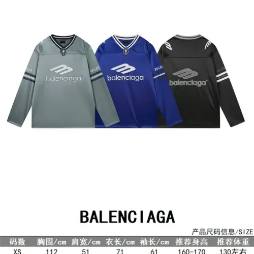 Replica Balenciaga T-Shirts Long Sleeved For Unisex #1446416 $48.00 USD for Wholesale