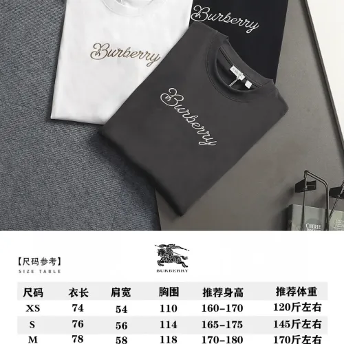 Replica Burberry T-Shirts Short Sleeved For Unisex #1446464 $40.00 USD for Wholesale