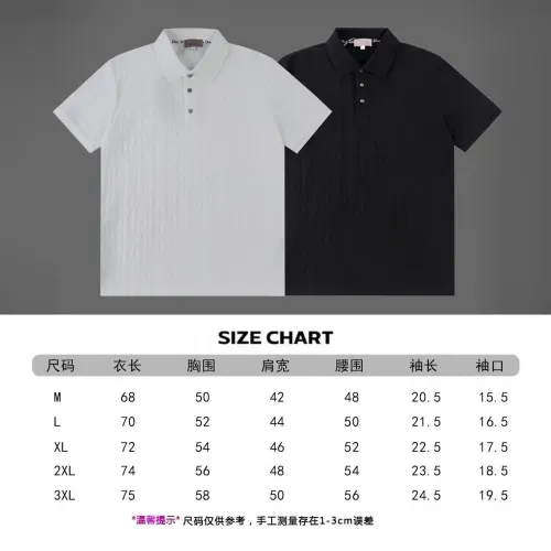 Replica Christian Dior T-Shirts Short Sleeved For Men #1446580 $39.00 USD for Wholesale