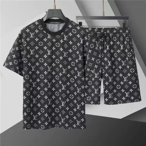 Louis Vuitton LV Tracksuits Short Sleeved For Men #1446692 $48.00 USD, Wholesale Replica Louis Vuitton LV Tracksuits