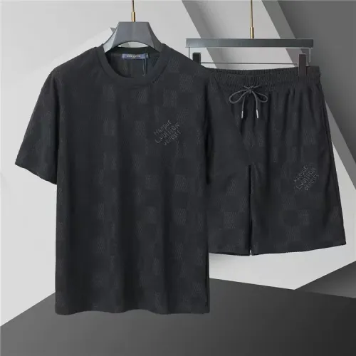Louis Vuitton LV Tracksuits Short Sleeved For Men #1446696 $48.00 USD, Wholesale Replica Louis Vuitton LV Tracksuits