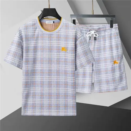Burberry Tracksuits Short Sleeved For Men #1446700 $48.00 USD, Wholesale Replica Burberry Tracksuits