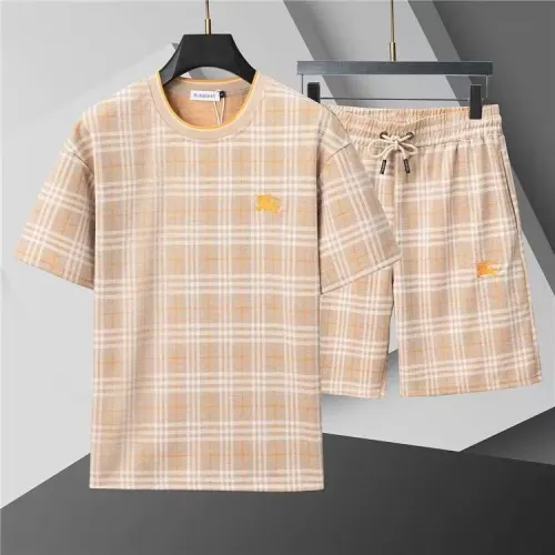 Burberry Tracksuits Short Sleeved For Men #1446701 $48.00 USD, Wholesale Replica Burberry Tracksuits