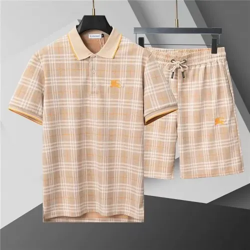 Burberry Tracksuits Short Sleeved For Men #1446704 $52.00 USD, Wholesale Replica Burberry Tracksuits