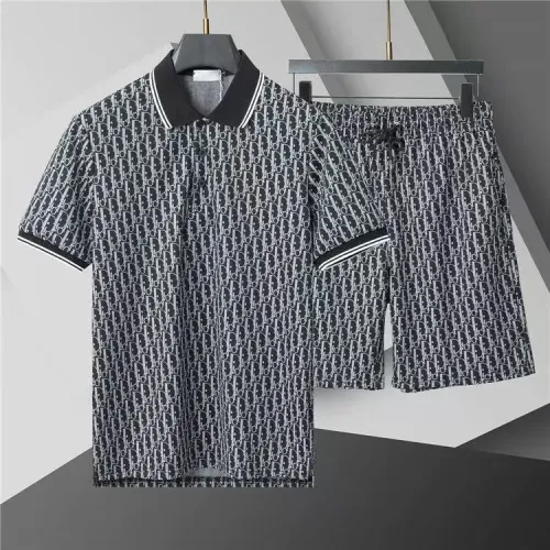 Christian Dior Tracksuits Short Sleeved For Men #1446709 $52.00 USD, Wholesale Replica Christian Dior Tracksuits