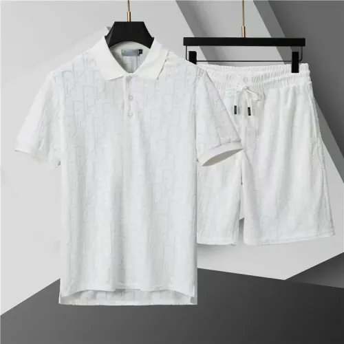 Christian Dior Tracksuits Short Sleeved For Men #1446712 $52.00 USD, Wholesale Replica Christian Dior Tracksuits