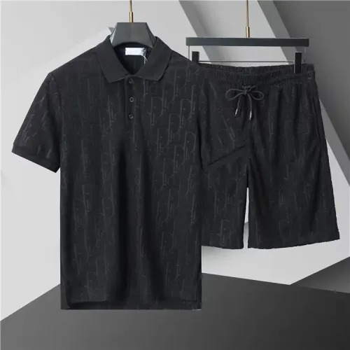 Christian Dior Tracksuits Short Sleeved For Men #1446713 $52.00 USD, Wholesale Replica Christian Dior Tracksuits