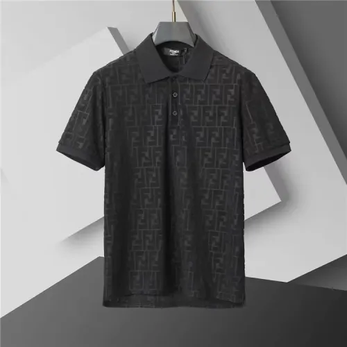 Replica Fendi Tracksuits Short Sleeved For Men #1446716 $52.00 USD for Wholesale