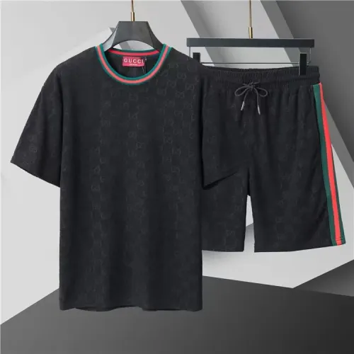 Gucci Tracksuits Short Sleeved For Men #1446727 $48.00 USD, Wholesale Replica Gucci Tracksuits