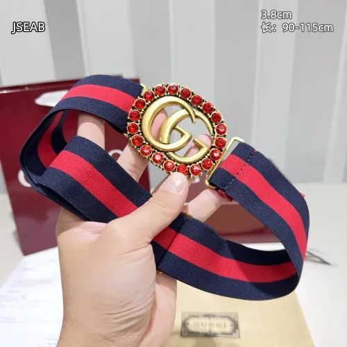 Gucci AAA Quality Belts In Navy For Women #1446913 $48.00 USD, Wholesale Replica Gucci AAA Quality Belts