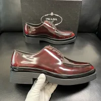 $150.00 USD Prada Leather Shoes For Men #1434748