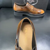 $150.00 USD Prada Leather Shoes For Men #1434751