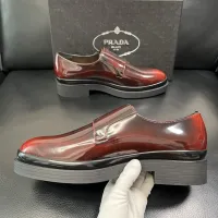 $150.00 USD Prada Leather Shoes For Men #1434752