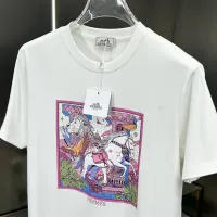 $80.00 USD Hermes T-Shirts Short Sleeved For Men #1436348