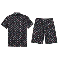 $52.00 USD Louis Vuitton LV Tracksuits Short Sleeved For Men #1437898