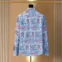 $40.00 USD Hermes Shirts Long Sleeved For Men #1438797