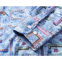 $40.00 USD Hermes Shirts Long Sleeved For Men #1438797