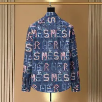$40.00 USD Hermes Shirts Long Sleeved For Men #1438798