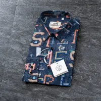 $40.00 USD Hermes Shirts Long Sleeved For Men #1438798