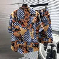 $76.00 USD Louis Vuitton LV Tracksuits Short Sleeved For Men #1439148