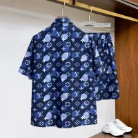 $76.00 USD Louis Vuitton LV Tracksuits Short Sleeved For Men #1439254
