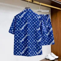 $76.00 USD Louis Vuitton LV Tracksuits Short Sleeved For Men #1439256