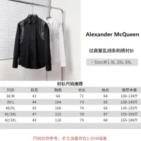 $72.00 USD Alexander McQueen Shirts Long Sleeved For Men #1439430