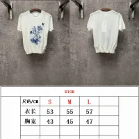 $82.00 USD Christian Dior T-Shirts Short Sleeved For Women #1439672