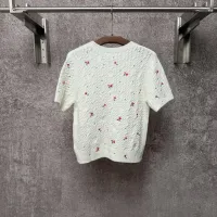$85.00 USD Christian Dior T-Shirts Short Sleeved For Women #1439676
