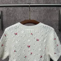 $85.00 USD Christian Dior T-Shirts Short Sleeved For Women #1439676