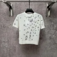 $82.00 USD Christian Dior T-Shirts Short Sleeved For Women #1439678