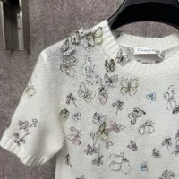 $82.00 USD Christian Dior T-Shirts Short Sleeved For Women #1439678