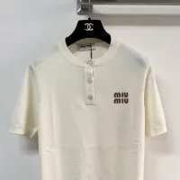 $98.00 USD MIU MIU T-Shirts Short Sleeved For Women #1439685