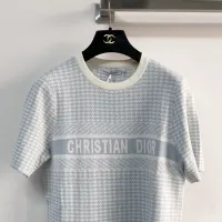 $76.00 USD Christian Dior T-Shirts Short Sleeved For Women #1439702
